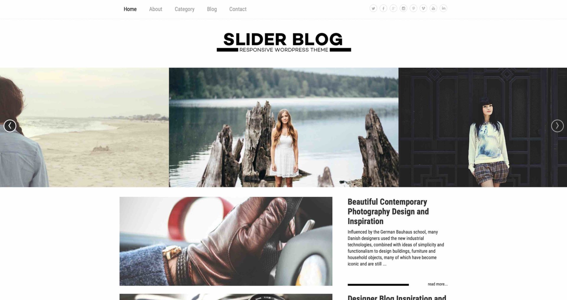 Slider Blog Theme