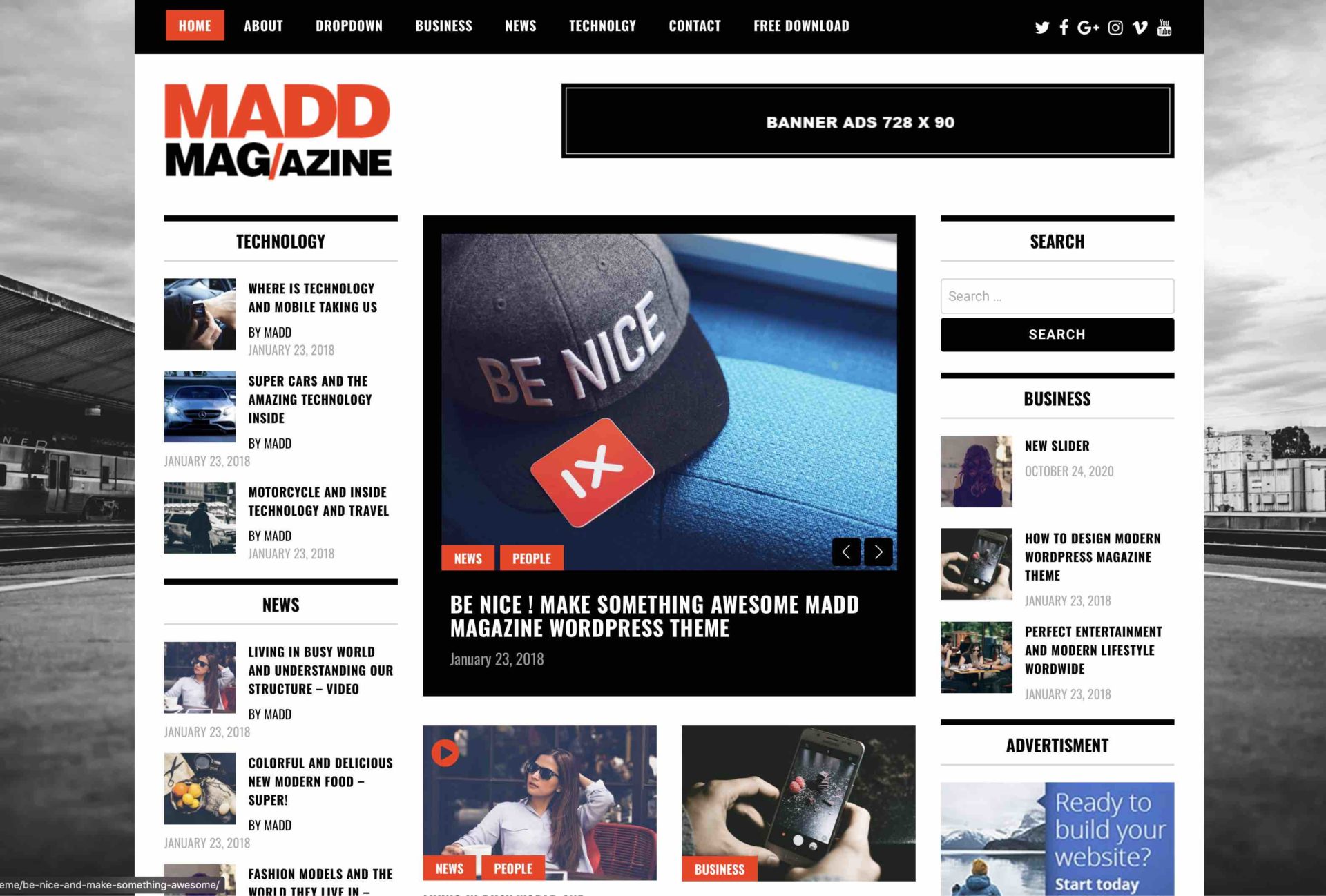 zro network madd magazine theme